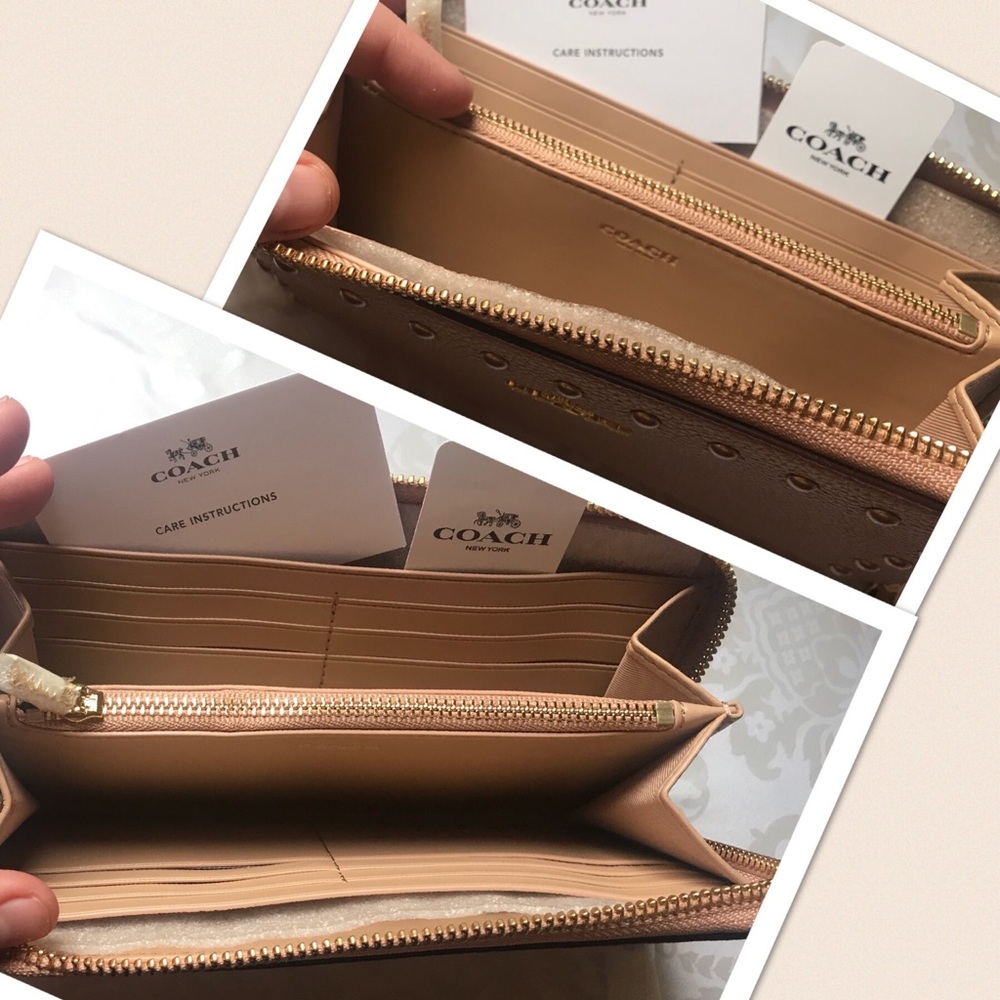 ✨COACH✨LAST 1! Authentic Accordion Zip Wallet NEW! - Picture 7 of 8